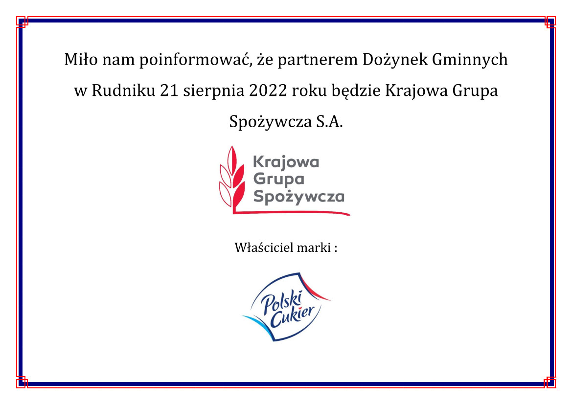 Partner dożynek Gminnych, krajowa grupa spożywcza