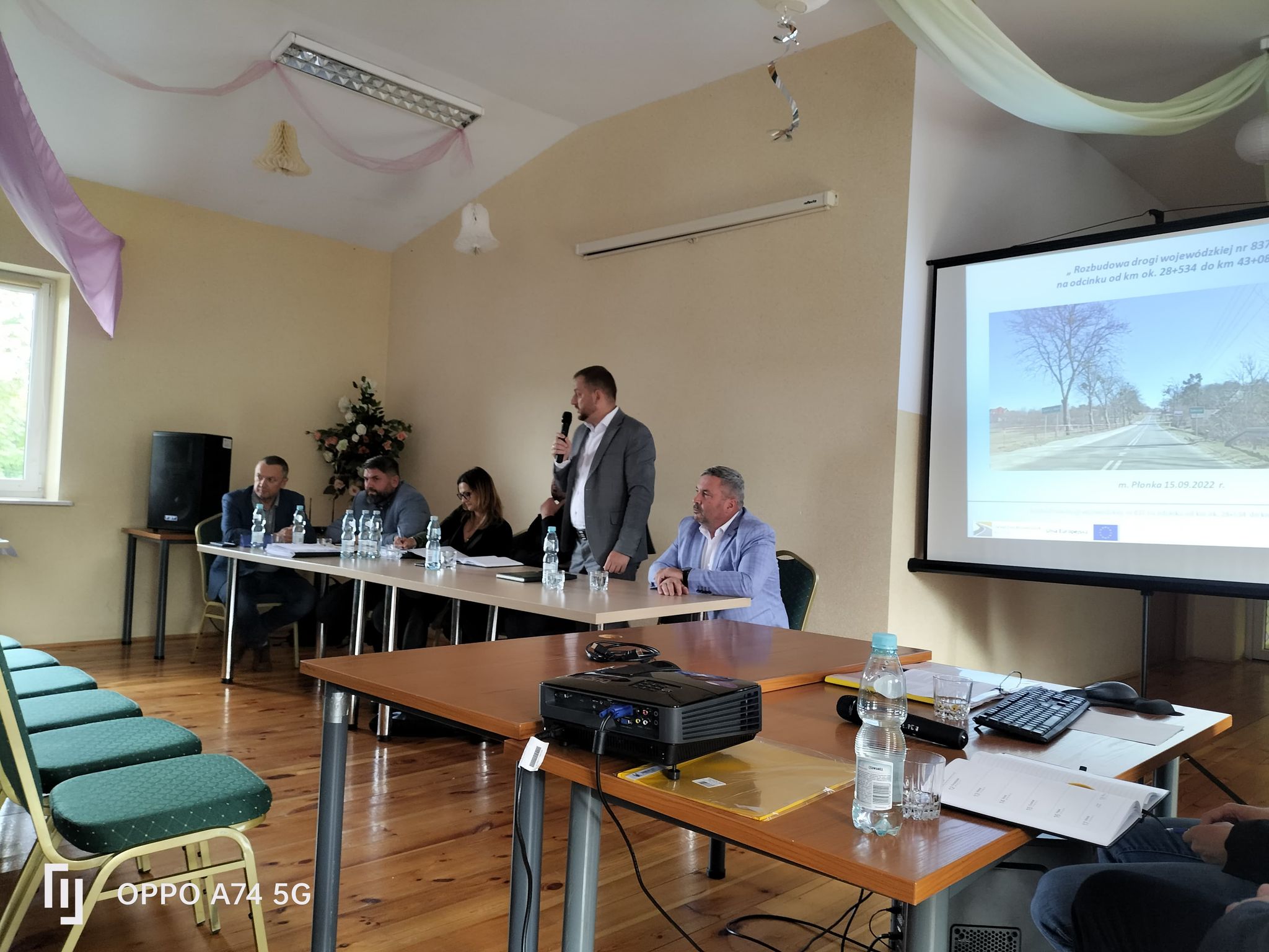 konsultacje, budowa drogi, przedstawiciele zarządu, wójtowie, projektanci