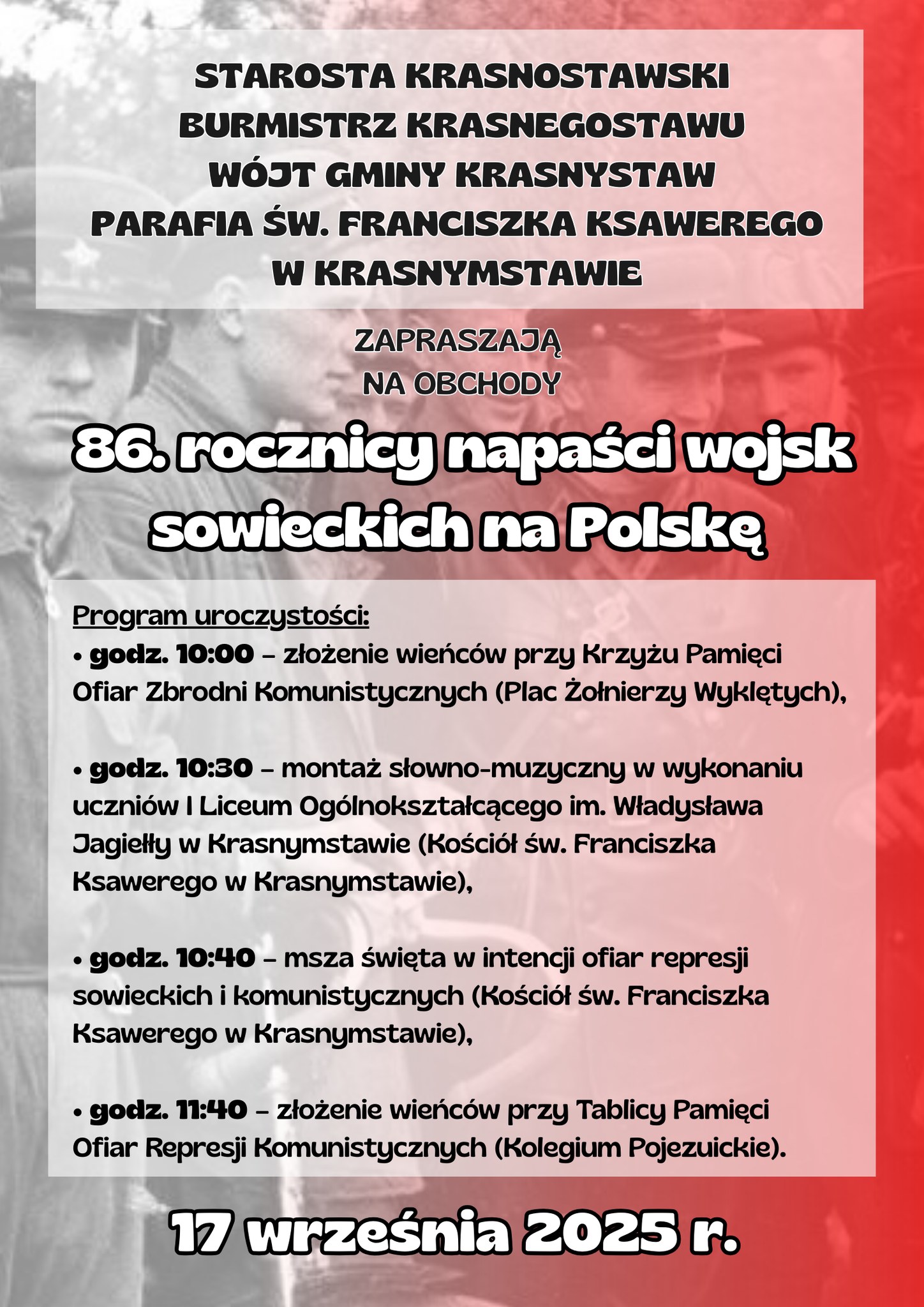 8𝟔. 𝐫𝐨𝐜𝐳𝐧𝐢𝐜𝐚 𝐧𝐚𝐩𝐚ś𝐜𝐢 𝐰𝐨𝐣𝐬𝐤 𝐬𝐨𝐰𝐢𝐞𝐜𝐤𝐢𝐜𝐡 𝐧𝐚 𝐏𝐨𝐥𝐬𝐤ę